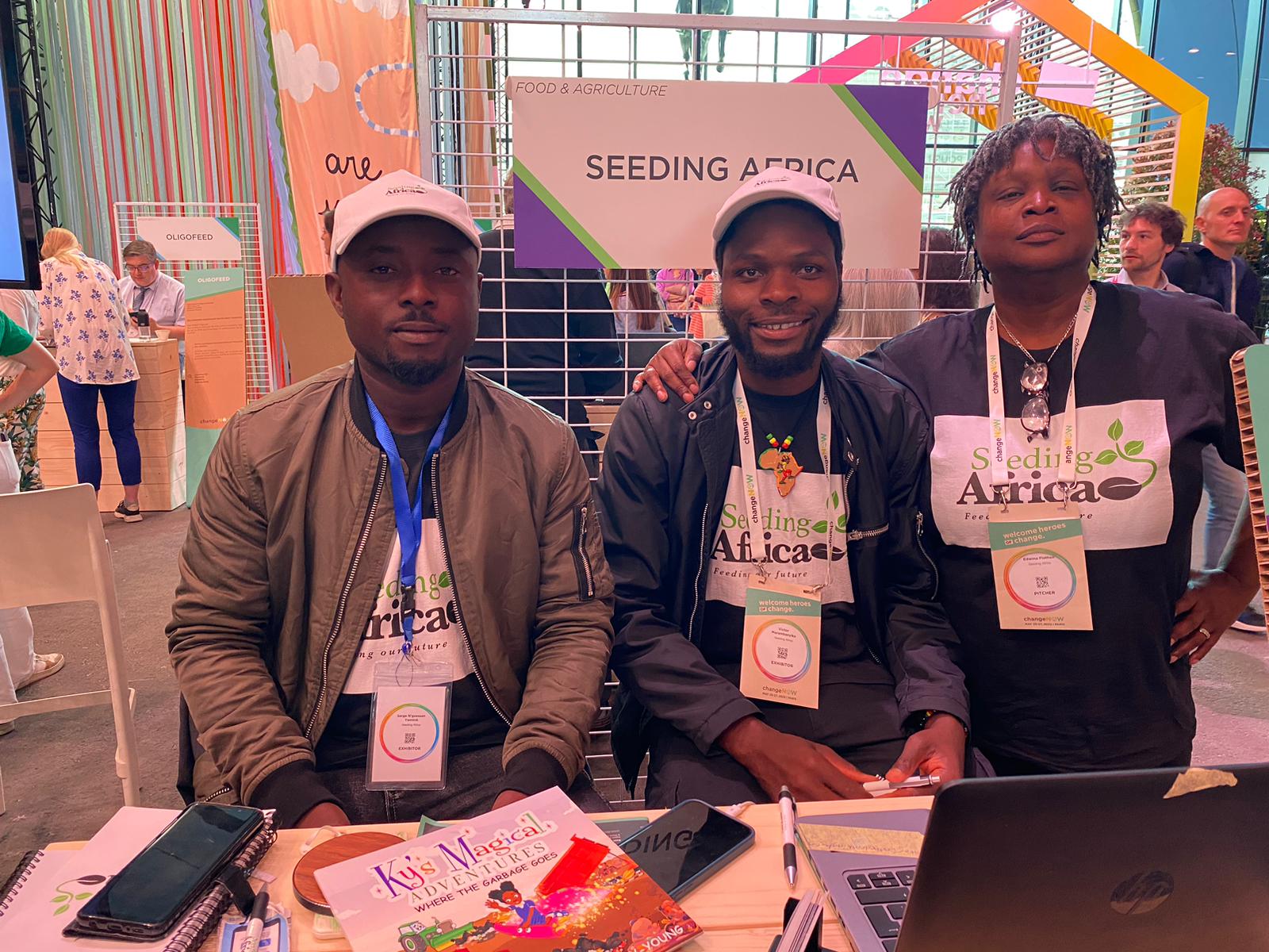 Seeding Africa exhibit at changenow Paris 2023